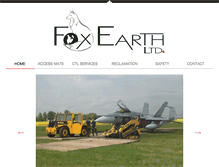 Tablet Screenshot of foxearthltd.com